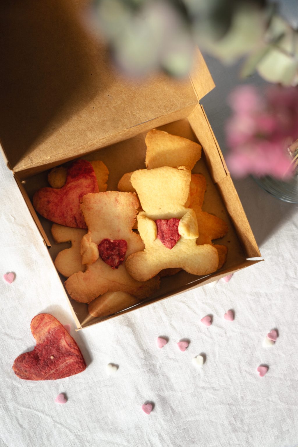 Biscuit ourson saint valentin